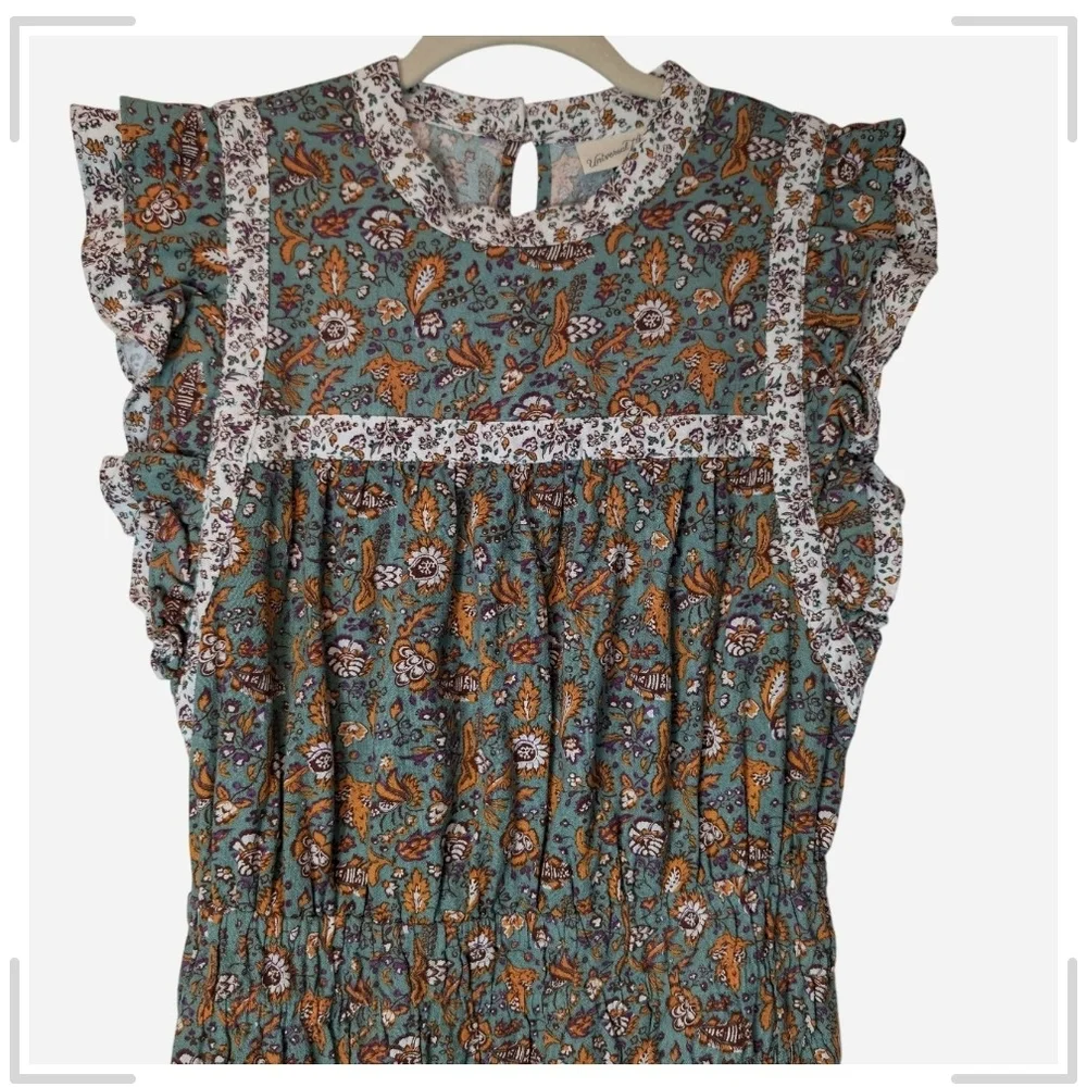 Pre-owned Universal Thread Floral Print Top - Picture 3 of 9